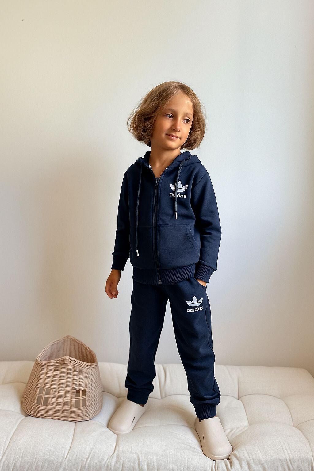 5-14 yaş unisex fermuarlı takım(2 iplik)