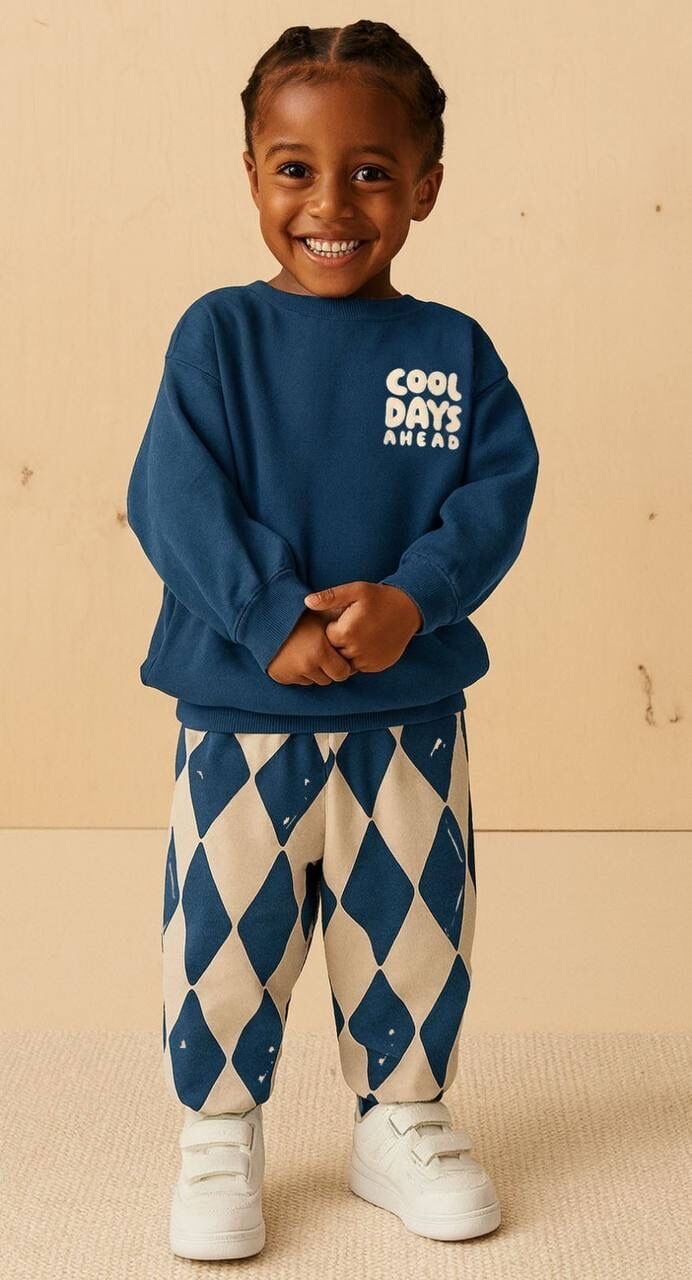 3 iplik kumaş unisex cool days takım