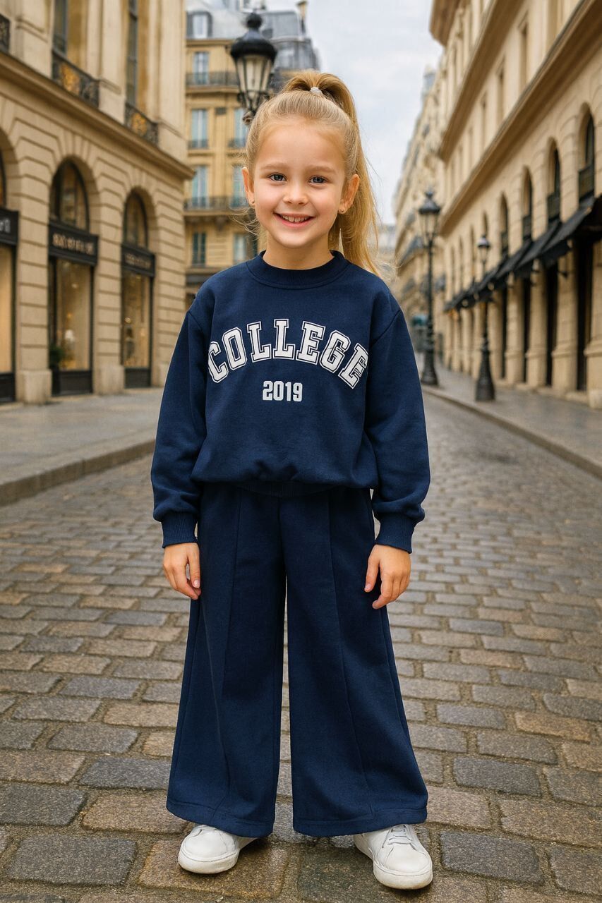 2 iplik kumaş unisex eşofman takım