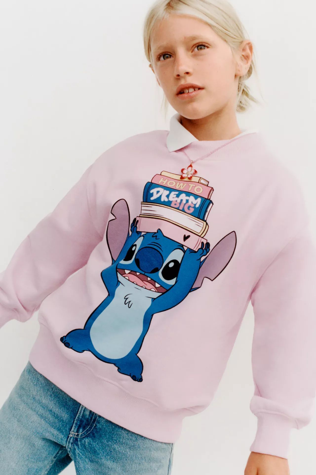 5-14 yaş kız çocuk 3 iplik sweatshirt