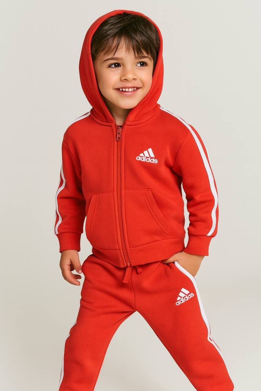 3 iplik kumaş kışlık unisex fermuarlı takım ÇİP