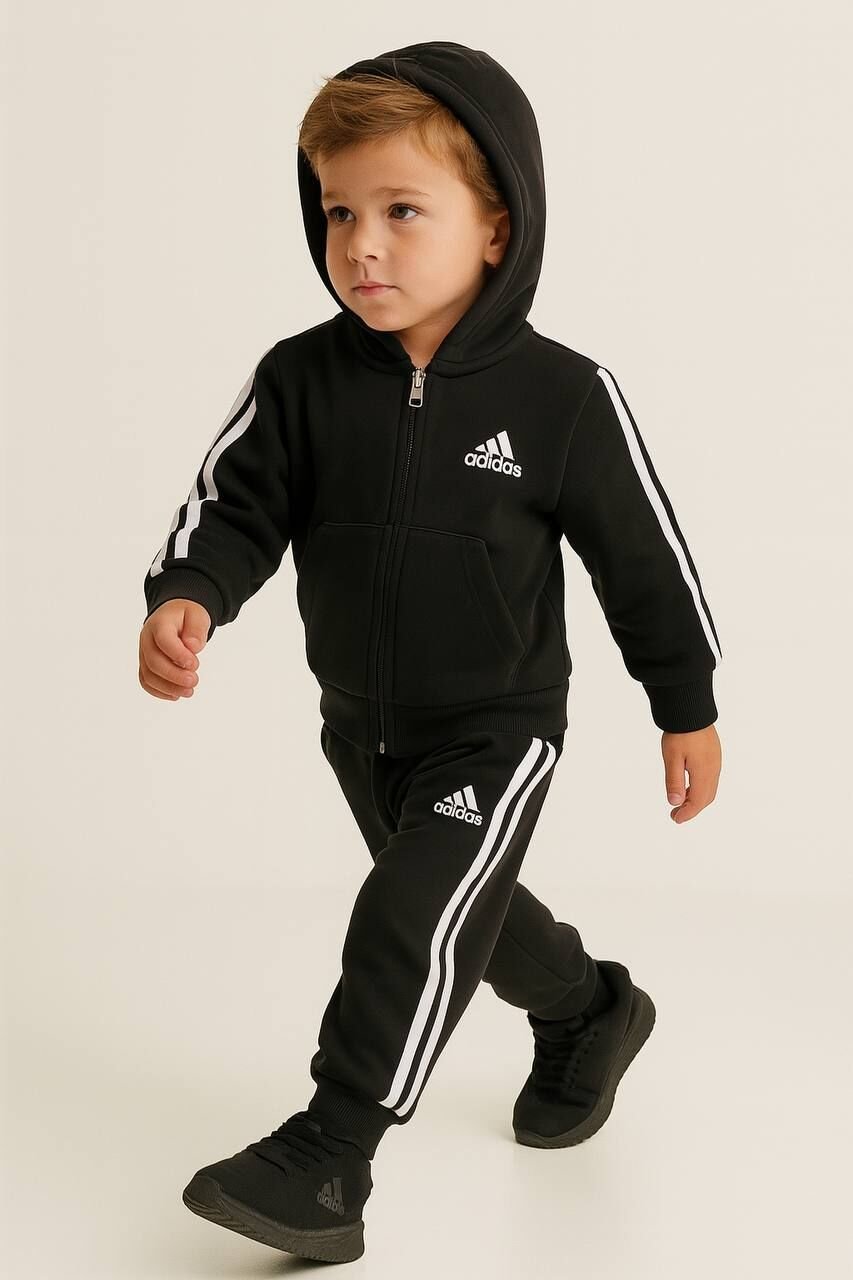3 iplik kumaş kışlık unisex fermuarlı takım ÇİP