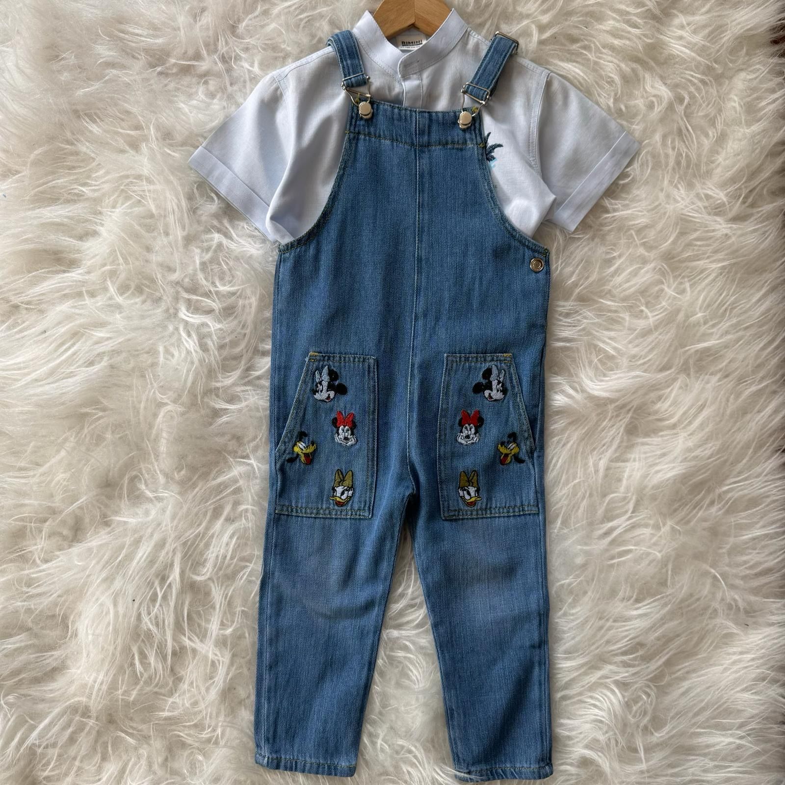 Minnie ve Mickey Temalı Salopet
