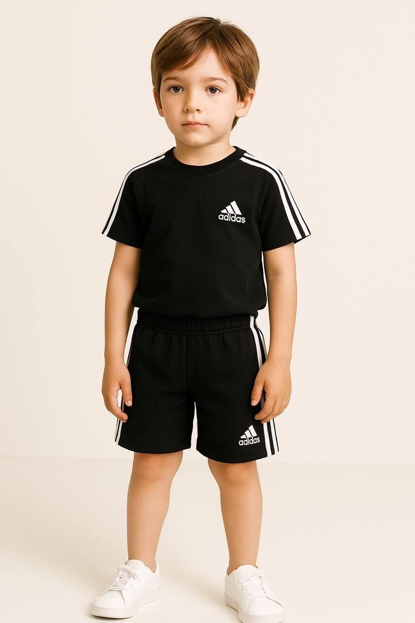 Unisex yazlık şortlu takım