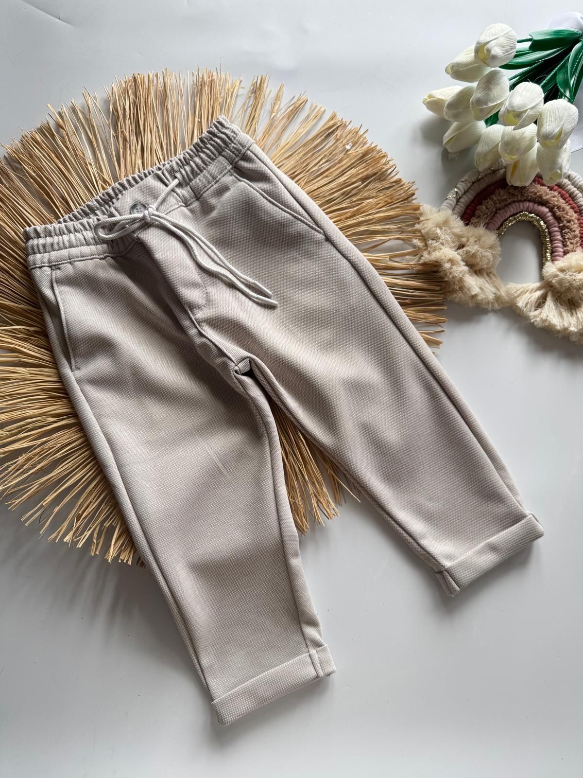 Pamuklu unisex jogger pantolon