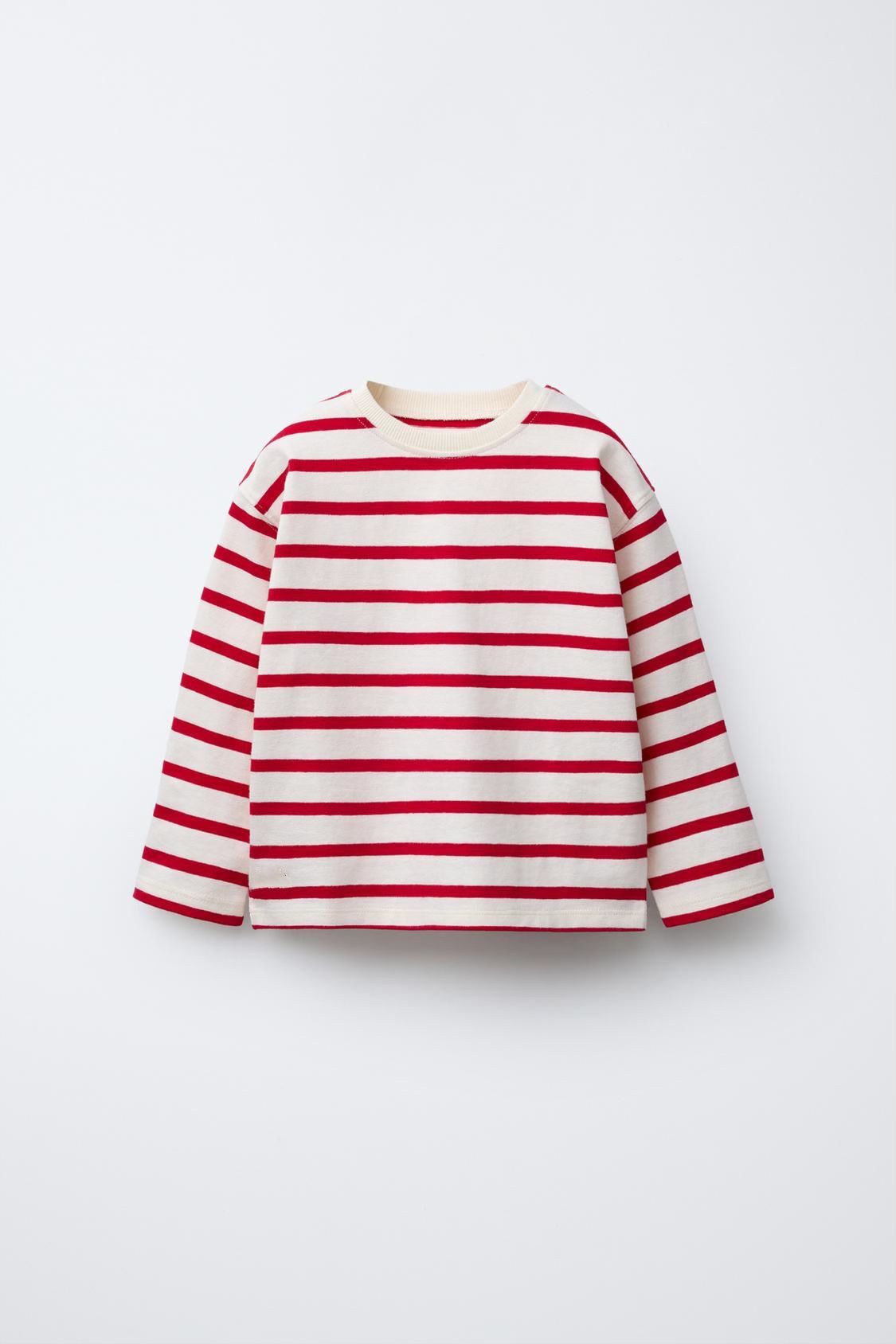 Laciel unisex çizgili t-shirt