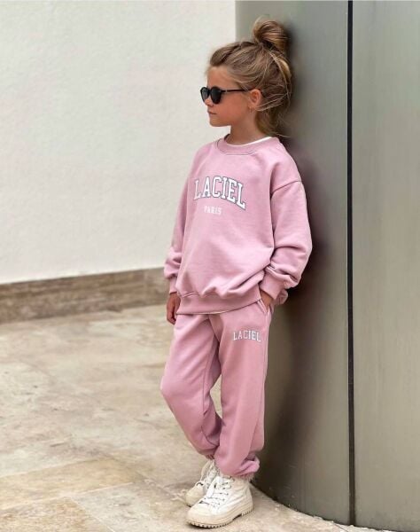 Laciel kız çocuk 3 iplik kışlık oversize takım