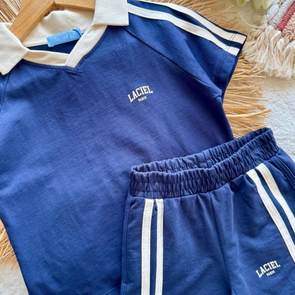 Laciel unisex yazlık şortlu takım