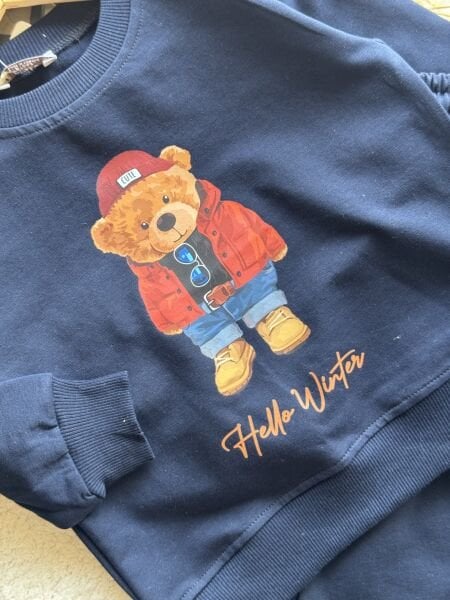 2iplik kumaş unisex kışlık takım
