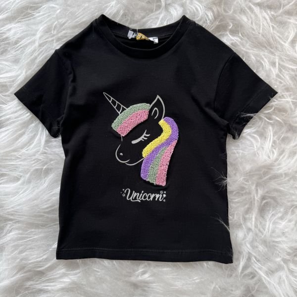 Süzene unicorn desenli t-shirt(%100 pamuk)