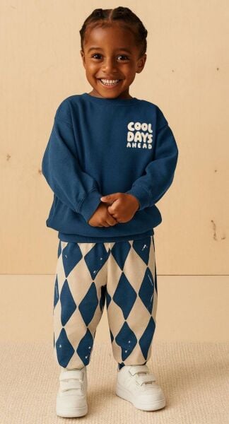 3 iplik kumaş unisex cool days takım