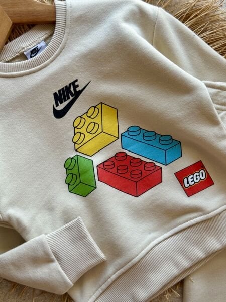 3 iplik erkek çocuk %100 pamuk kışlık takım lego LUC