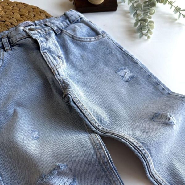 Unisex denim pantolon