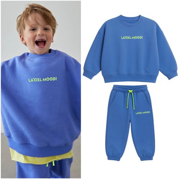Laciel 3iplik unisex kışlık takım neon