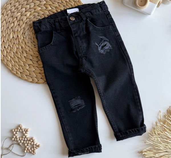 Erkek çocuk denim takım