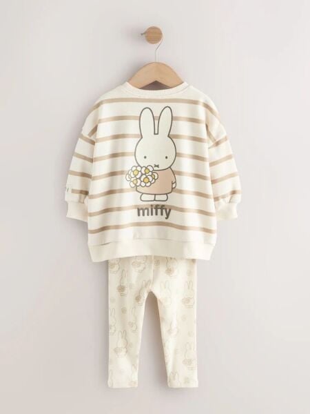 3 iplik kız çocuk Miffy kışlık taytlı takım