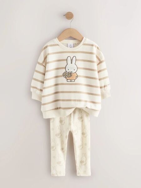3 iplik kız çocuk Miffy kışlık taytlı takım