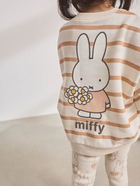 3 iplik kız çocuk Miffy kışlık taytlı takım