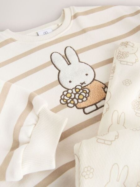 3 iplik kız çocuk Miffy kışlık taytlı takım