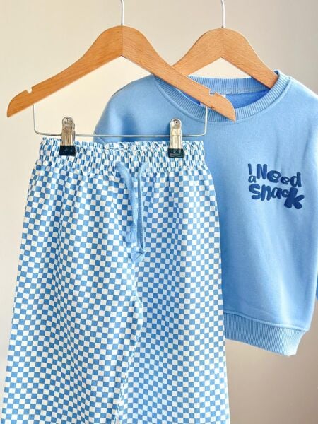 3 iplik kumaş unisex kışlık takım(need snack)
