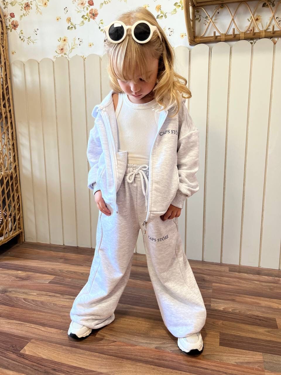 3 iplik unisex kışlık fermuarlı takım