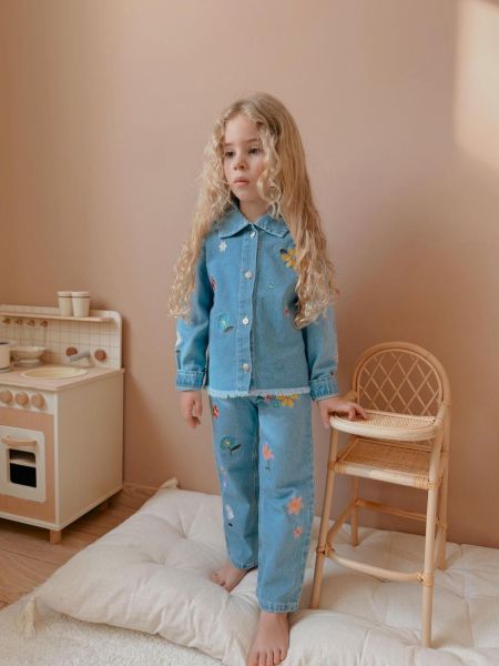 Kız çocuk denim takım BOOM