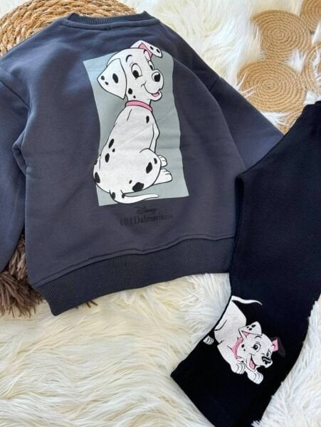 3 iplik kumaş kız çocuk kışlık takım dalmaçyalı