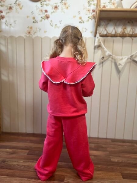 3 iplik kumaş hello kitty kışlık kız çocuk takım