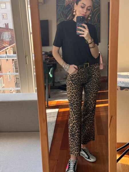 Leopar Desenli Jean