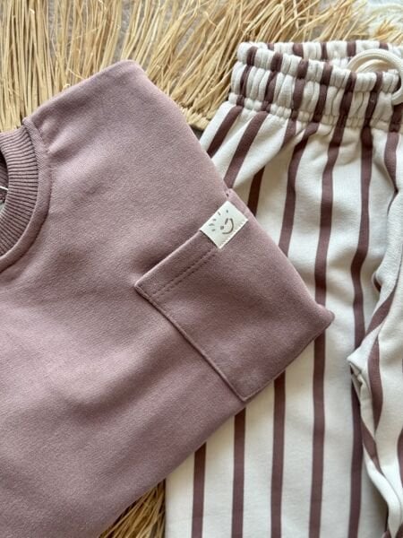 3 iplik unisex kışlık takım(çizgili pantolonlu)