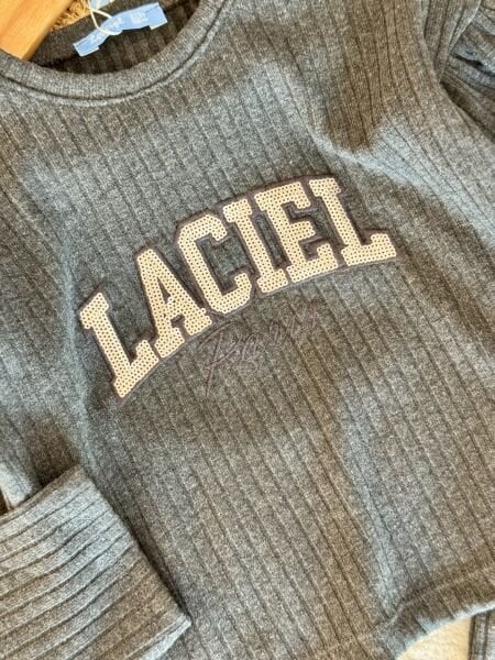 Laciel kız çocuk triko pullu takım