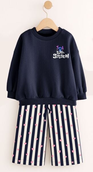 3 iplik kumaş kız çocuk kışlık takım(stitch)