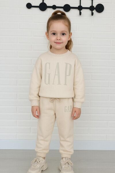 Unisex 3 iplik kumaş kışlık takım