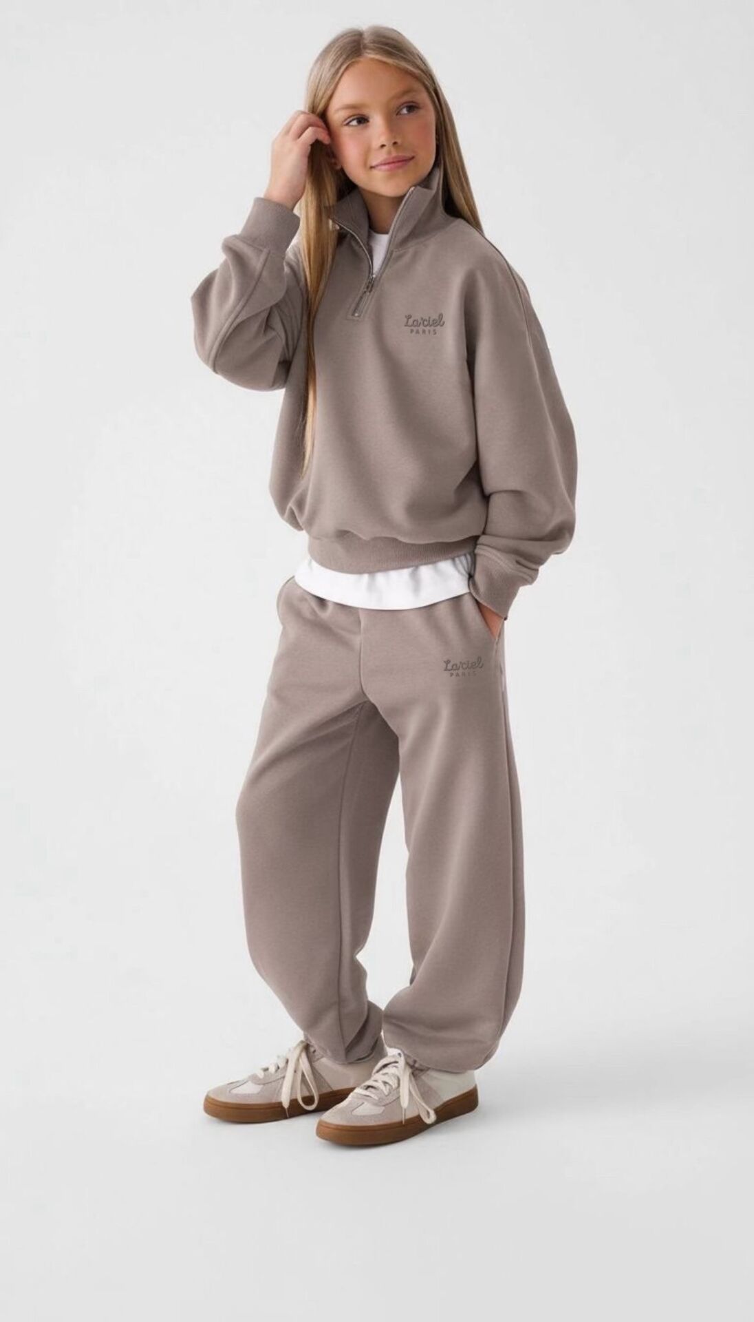 Laciel unisex dik yaka fermuarlı kışlık takım