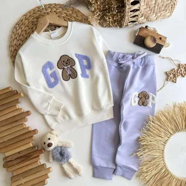 3 iplik kız çocuk Teddy kışlık takım