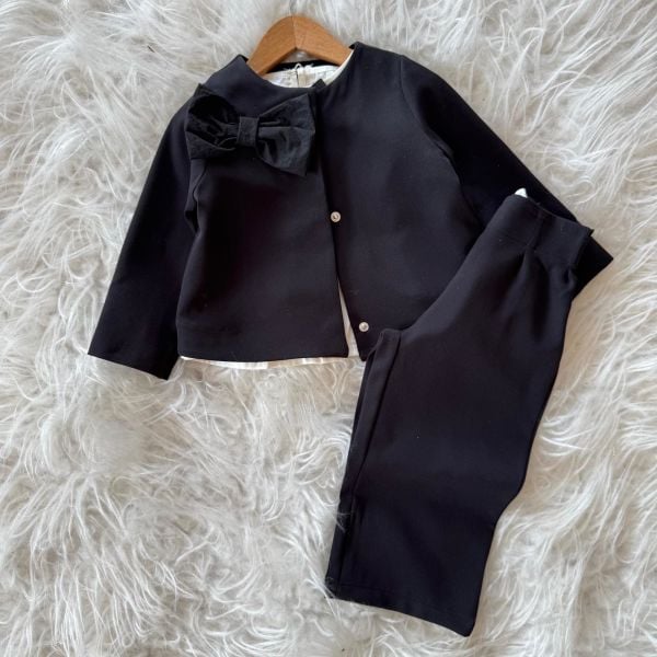 Kız çocuk pamuklu dokuma kumaş 3lü set