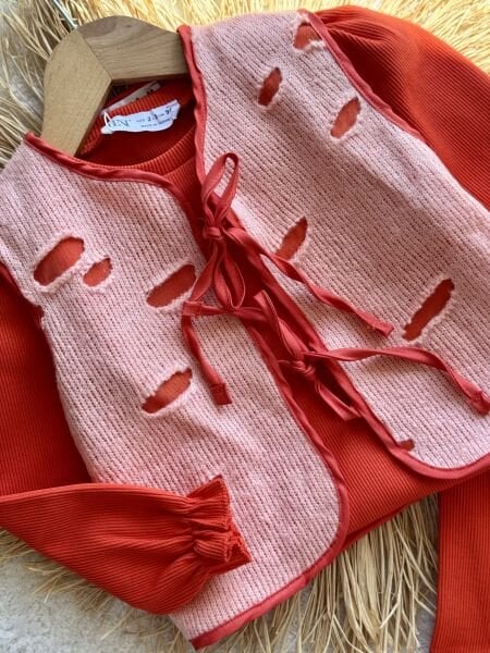 Kız çocuk özel seri vintage takım(kaşkorse)