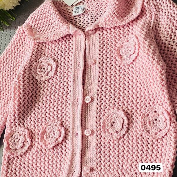 Mevsimlik hırka(pembe)