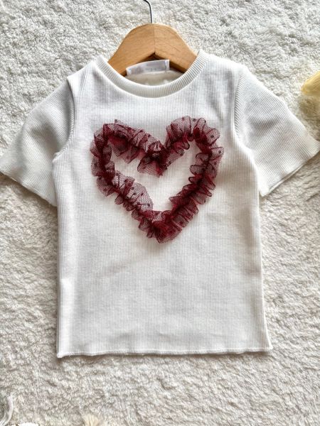 Kız çocuk tütü etekli ve denim ceketli 3lü set