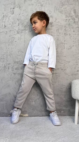 Pamuklu unisex jogger pantolon