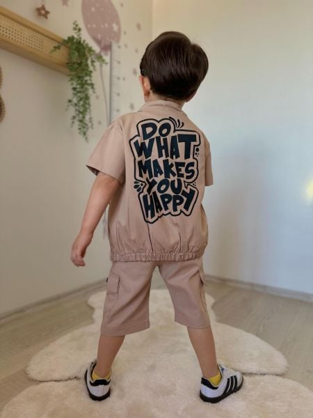 Erkek çocuk 3lü şortlu set