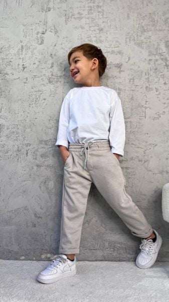 Pamuklu unisex jogger pantolon