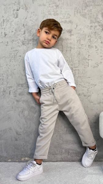 Pamuklu unisex jogger pantolon