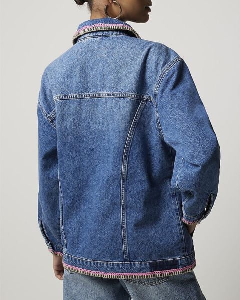 River island marka denim ceket