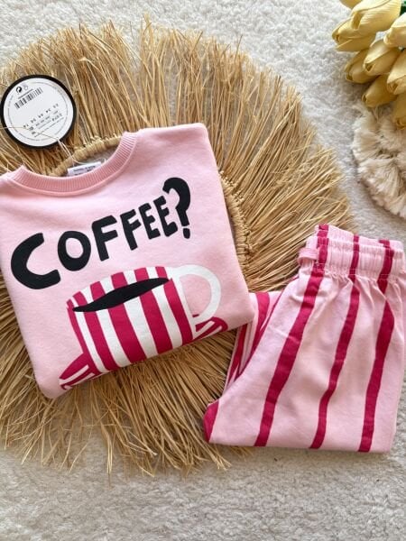 3 iplik kız çocuk kışlık takım(coffee)(UNIC)