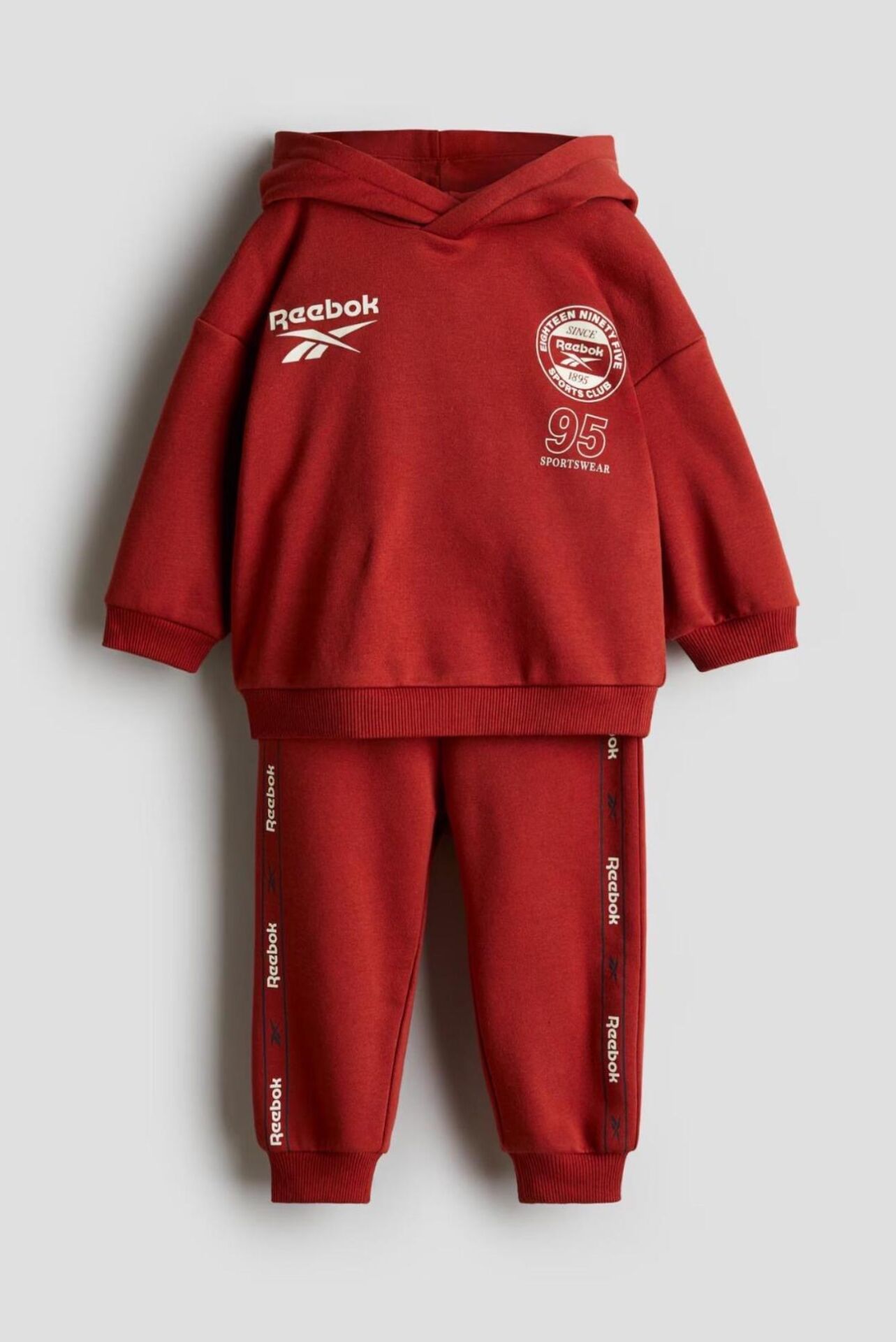 3 iplik unisex kapüşonlu kışlık takım