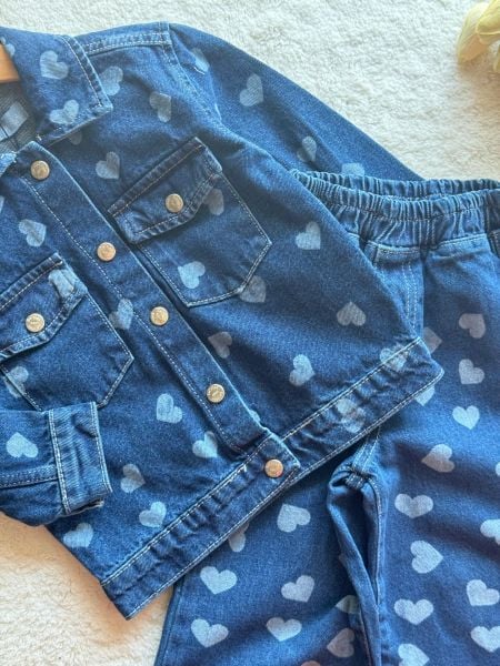 Laciel kız çocuk denim takım(açıklamayı okuyunuz)