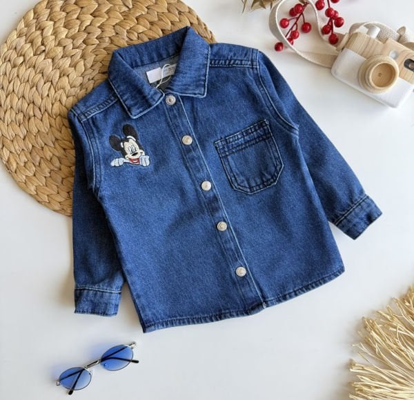 Erkek çocuk denim takım
