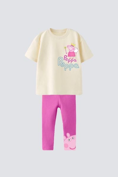 Kız çocuk yazlık taytlı takım Peppa(açıklamayı okuyunuz)