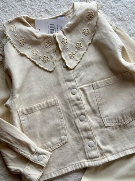 Kız çocuk denim 2li takım